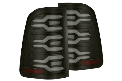 2025-2026 Ram 1500 AlphaRex LUXX-Series LED Tail Lights - Black-Smoke