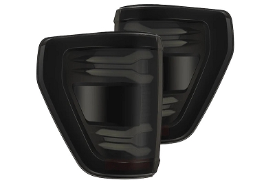 2024-2026 F150 & Raptor AlphaRex LUXX-Series LED Tail Lights - Black Smoke