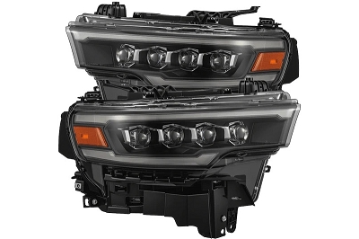 2025-2026 RAM 1500 AlphaRex NOVA-Series LED Projector Headlights - Black