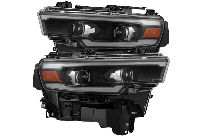 2025-2026 RAM 1500 AlphaRex LUXX-Series LED Projector Headlights - Black