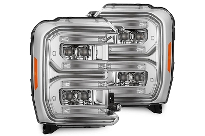 2023-2026 F250 & F350 AlphaRex NOVA-Series LED Projector Headlights - Chrome