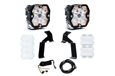 2021-2026 F150 Raptor & Raptor R Baja Designs Squadron 2.0 Sport A-Pillar Light Kit
