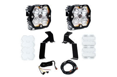 2021-2026 F150 Raptor/R/37 Baja Designs Squadron 2.0 Pro A-Pillar Light Kit - Clear