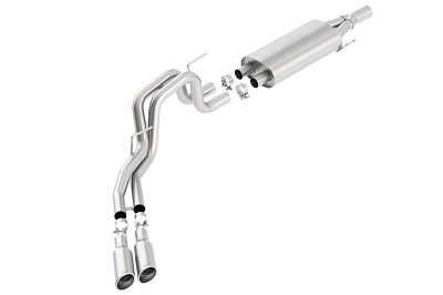 2010-2014 SVT Raptor 6.2L BORLA S-Type Cat-Back Exhaust w/ Polished Tips