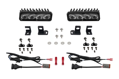 2024-2026 Tacoma Diode Dynamics SS6 Pro White LED Fog Light Kit