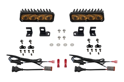 2024-2026 Tacoma Diode Dynamics SS6 Max Yellow LED Fog Light Kit