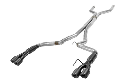 2018-2023 Mustang GT 5.0L w/o APE FLOWMASTER Outlaw Dual-Exit Cat-Back Exhaust w/ Carbon Fiber Tips