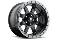 6x139.7mm Fuel 18x9 inch Trophy D551 Matte Black -12mm Offset Wheel