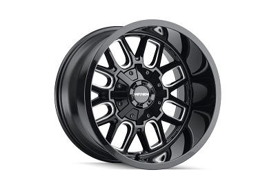 6x135mm/6x139.7mm Mayhem 20x9 inch Cogent Gloss Black 0mm Offset Wheel