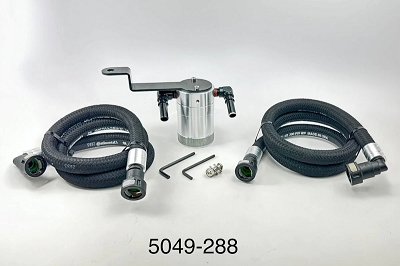 2022-2024 Maverick UPR Plug n Play Oil Catch Can - Silver